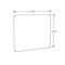 Azar Displays Metal Magnetic Board for Pegboard or Wall Mount 15.75"L x 13.75"H, PK2 900916-SLV - alternate 2
